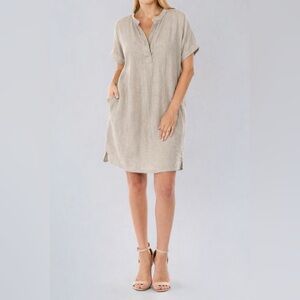 Ellison Light Gray Tunic Dress